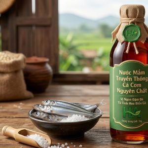 Nước Mắm Truyền Thống Cá Cơm Nguyên Chất – Vị Ngon Đậm Đà Từ Tinh Hoa Biển Cả