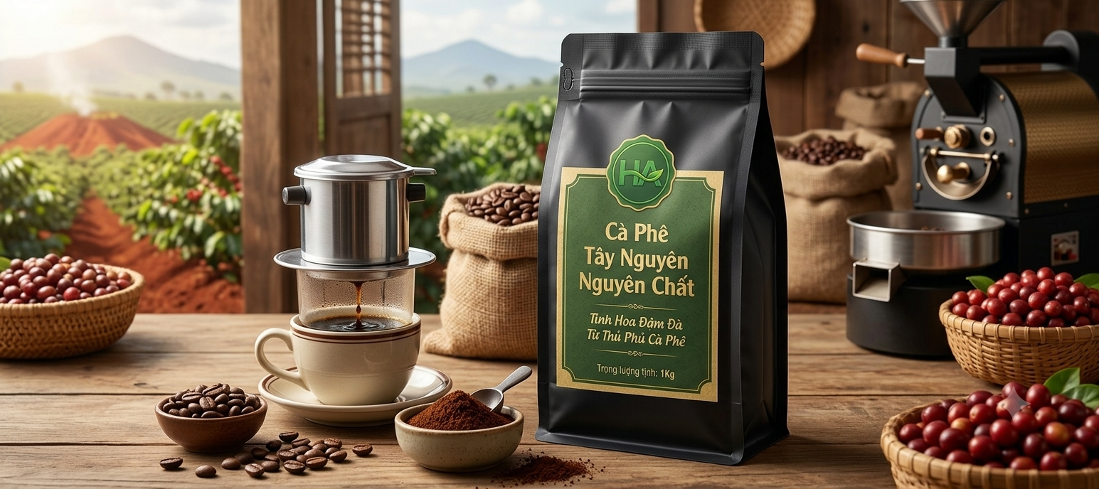 Cà Phê Tây Nguyên Nguyên Chất – Tinh Hoa Đậm Đà Từ Thủ Phủ Cà Phê